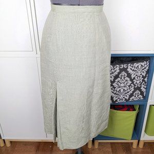 1970's Linen Suit Skirt